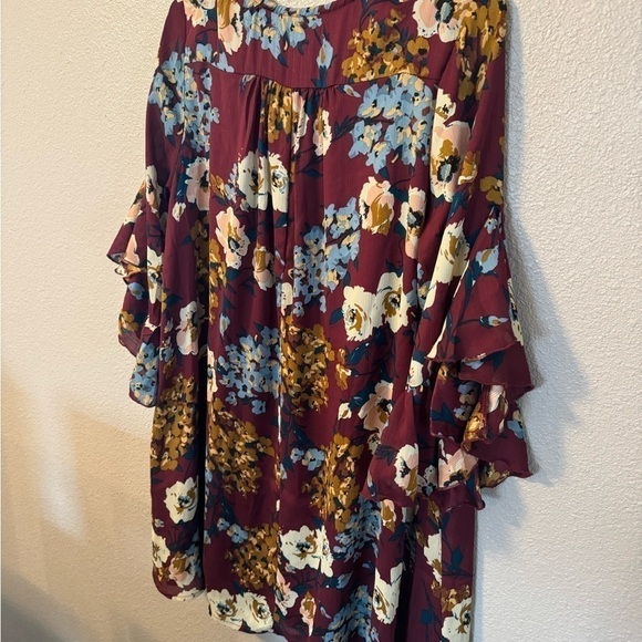UMGEE Casual Floral A Line Dress Bell Sleeve - Picture 6 of 9